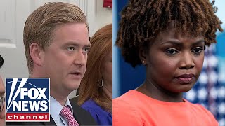 Peter Doocy presses Karine Jean-Pierre on Biden's anti-GOP remarks