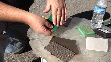 Sintered and Electroplated Diamond Hand Pads