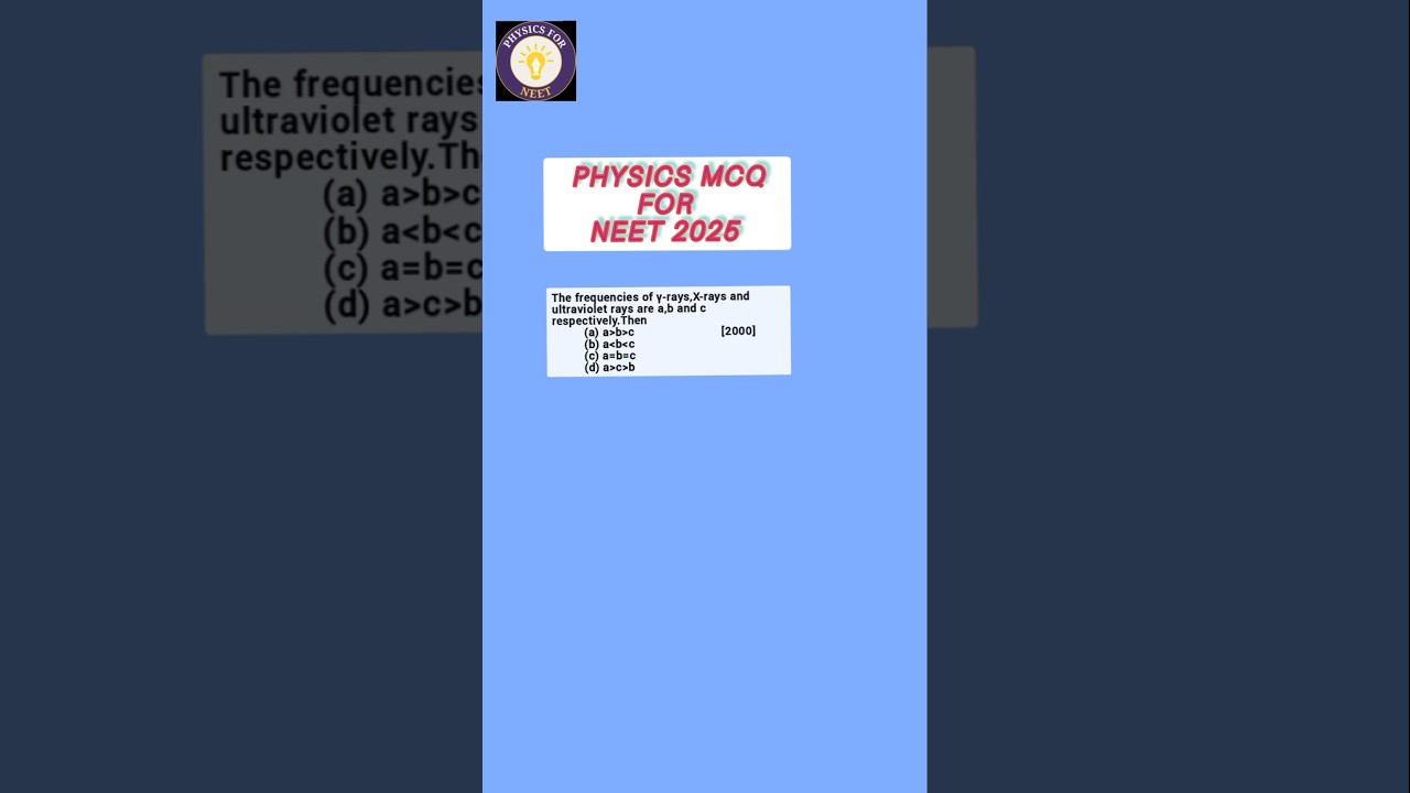 NEET 2025 daily Physics MCQ practice by J Akhter Sir