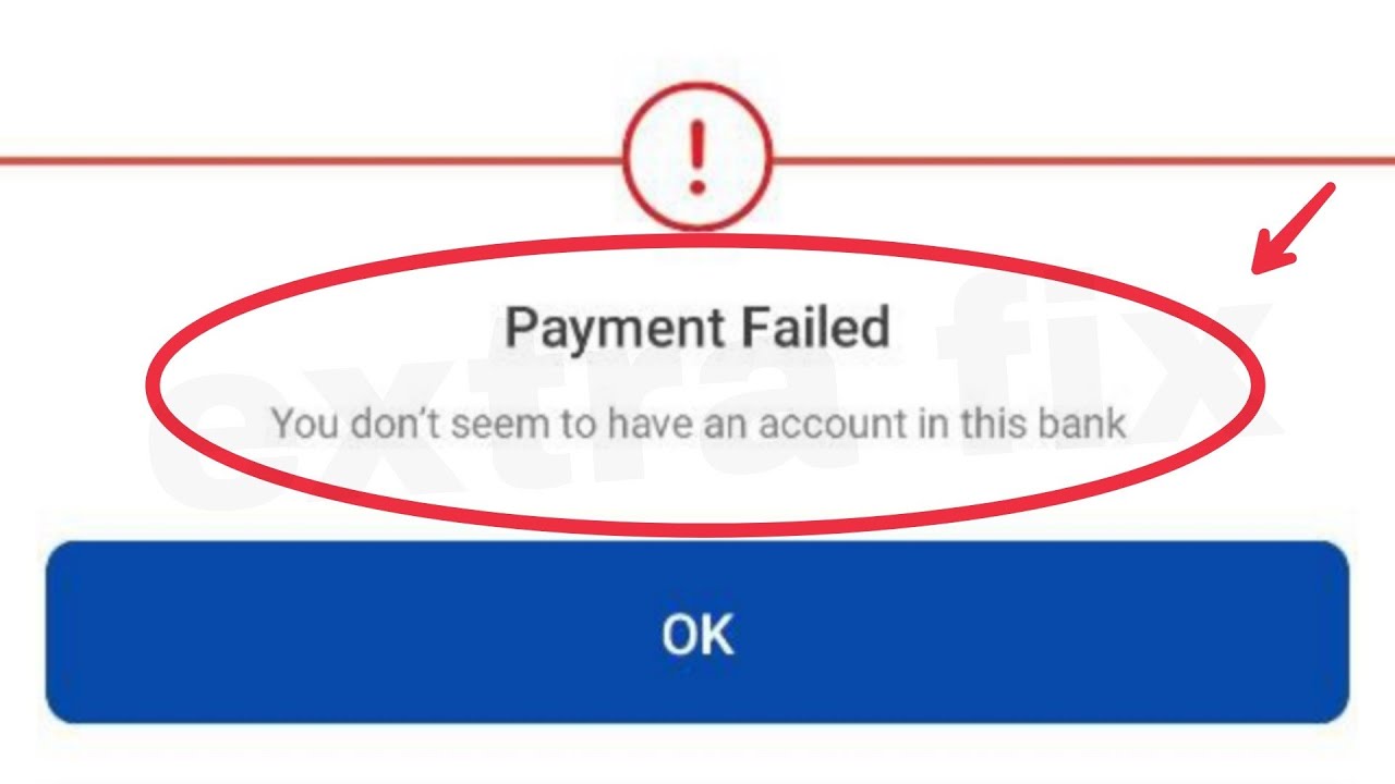 MobiKwik Fix Payment Failed You don't seem to have an account in this