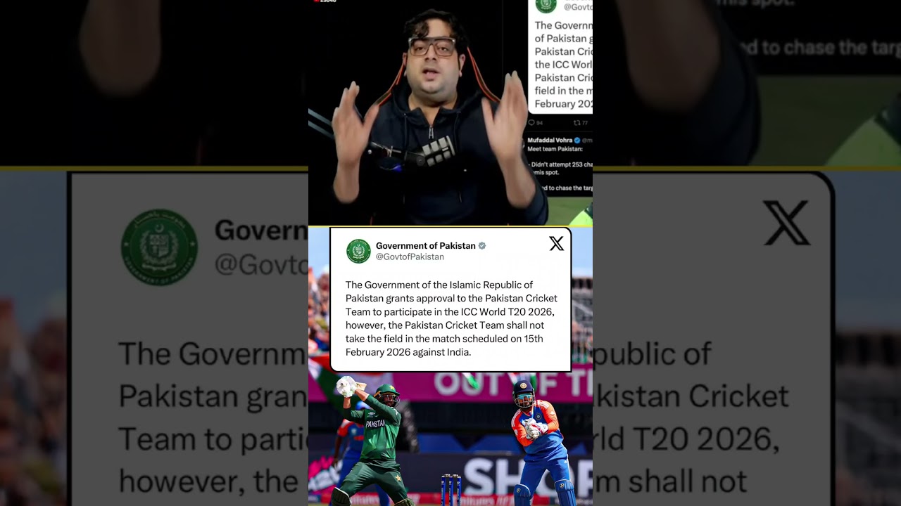 Pakistan Government Boycott India Match 