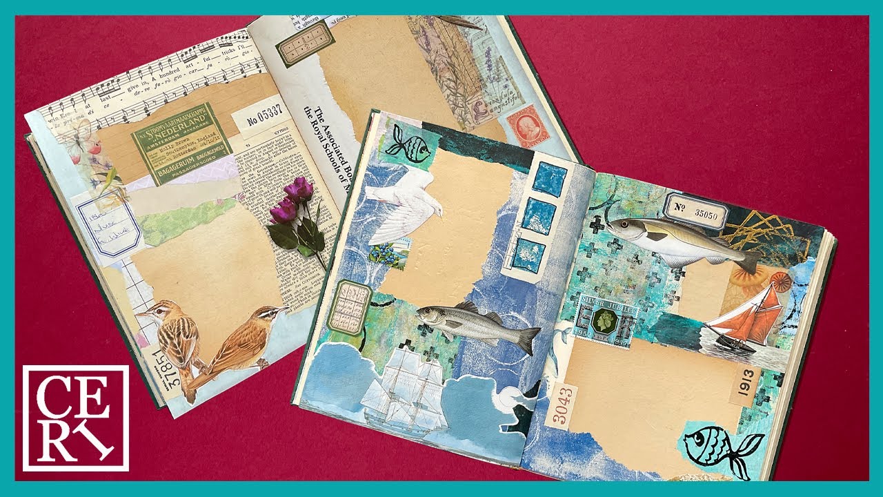 ◆keiko junk journal♡◆ Junk Journal January 2025 | Day 27: Crumpled | Ink and Page