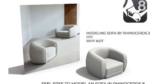 MODELING SOFA BY SUBD TOOLS IN RHINOCEROS 3D_DỰNG GHẾ SOFA BẰNG CÔNG CỤ SUBD TRONG RHINOCEROS 3D