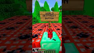 Minecraft Villager Transforms, World Destruct Button &amp; SECRET Emerald Portal! #Minecraft