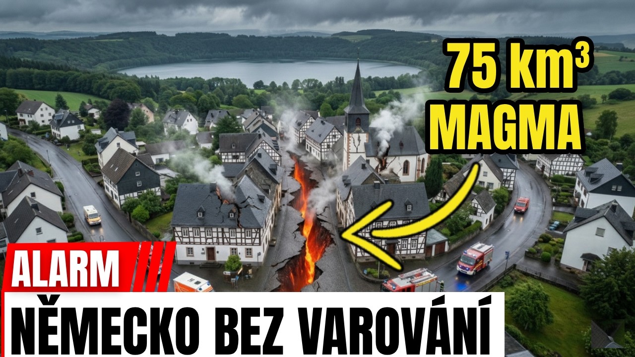 ALARM: 75 km³ magmatu pod Eifelem v Německu — „Sopka není vyhaslá!