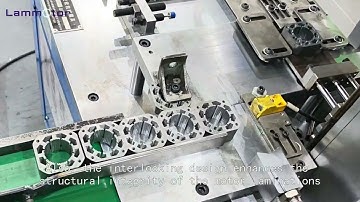 Progressive Stamping Stepper Motor Lamination stacks in China#steppermotor #china #manufacturing