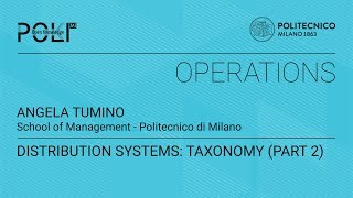 Distribution Systems: Taxonomy - part 2 (Angela Tumino)