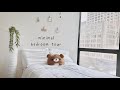 minimal bedroom tour