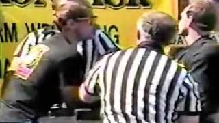 Allen Fisher vs Dave Patton at the 1993 Yukon Jack Arm Wrestling Championships