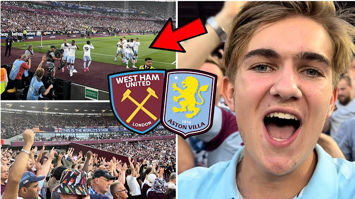 DURAN CAUSES AWAY END MAYHEM! In West Ham vs Aston Villa