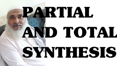 Partial and Total synthesis||Organic compounds||@chemistrywallah120||2nd year chemistry#unit#15||