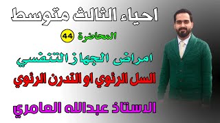 الجهاز التنفسي ( مرض السل الرئوي أو التدرن الرئوي ) أحياء الثالث متوسط (م44)