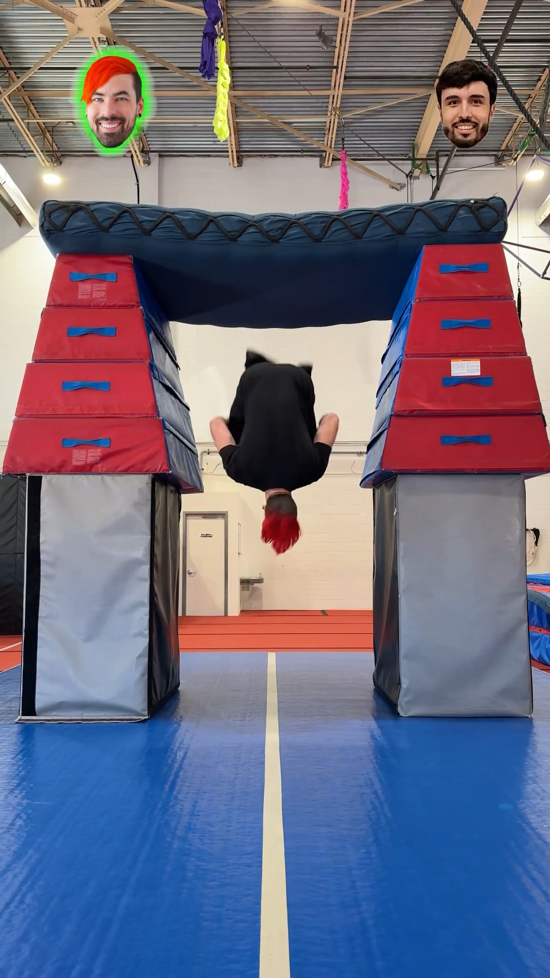 Lowest backflip wins! Vs @BrandonA7