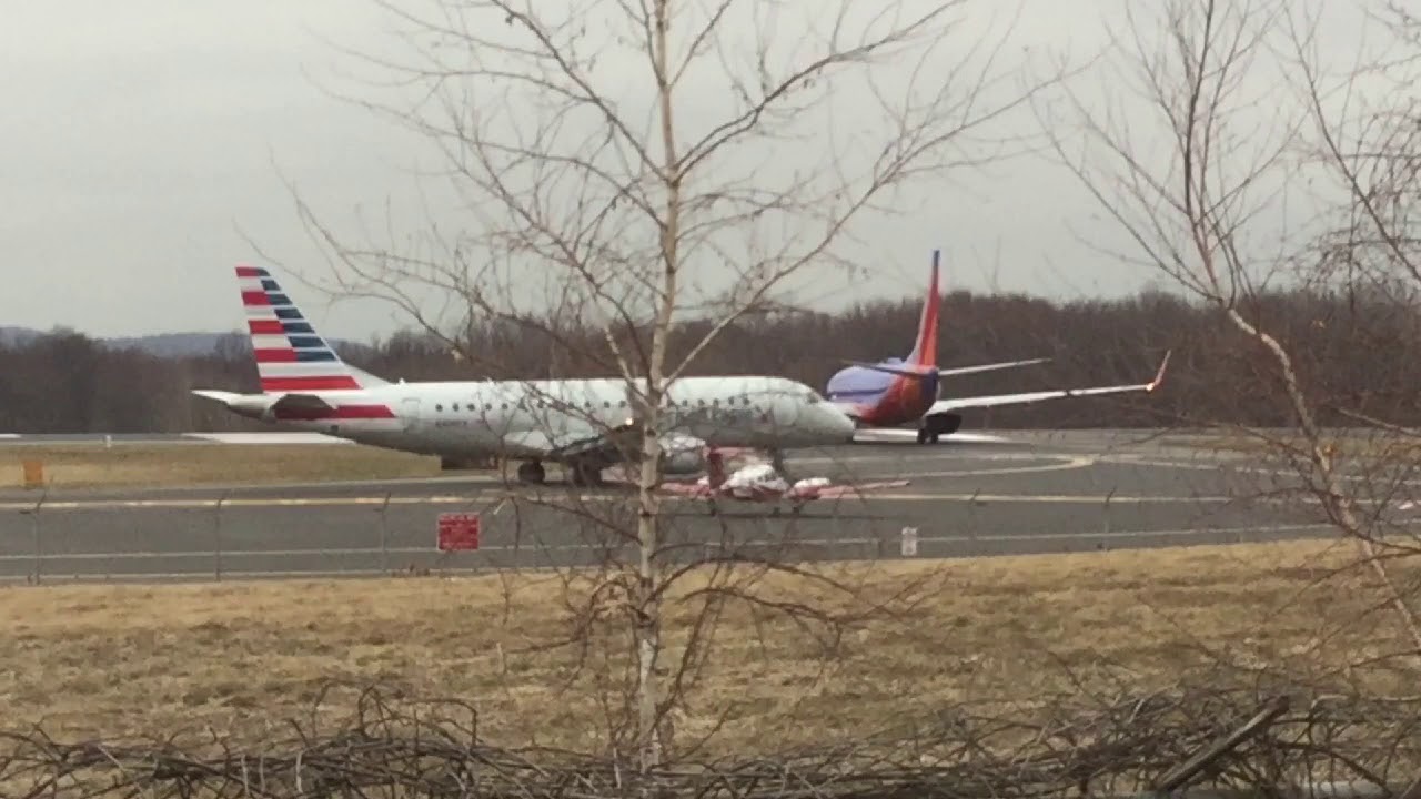 Plane Spotting Bradley International Airport April 2018. A300 757 A319.