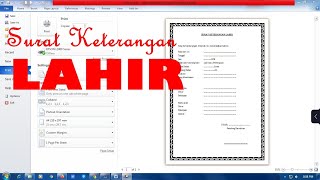 SURAT KETERANGAN LAHIR