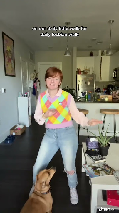 Hot Girl Walk on International Lesbian Day 💖🤍🧡💖