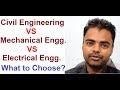 Civil Vs Mechanical Vs Electrical Engineering: Private Job, Govt Job in Diploma, B.Tech India Hindi