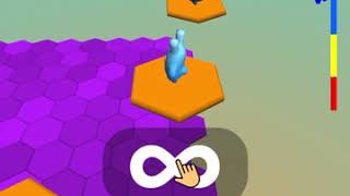 Hexagonal fall 3D #2 android iOS gameplay screenshot 2