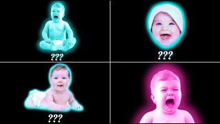 🔊 59 Baby Laughing, Giggling and Crying Sound Variations in 220 Seconds