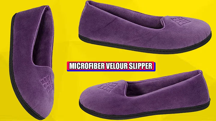 Dearfoams Women's Rebecca Microfiber Velour Slipper ||  Shoe Variety
