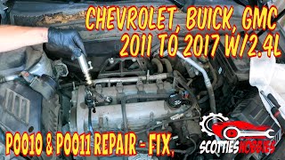 🔧OBD2 Code P0010 & P0011 Fix on a 2.4L Chevy, Buick, & GMC | Intake VVT Solenoid Replacement 🔧