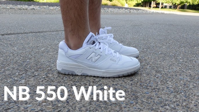 New Balance Men's 550 White Sneakers