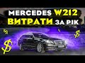 Mercedes W212: ВИТРАТИ за РІК.