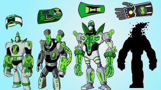 Atomix all forms with different omnitrix | Ben 10 coloring screenshot 4