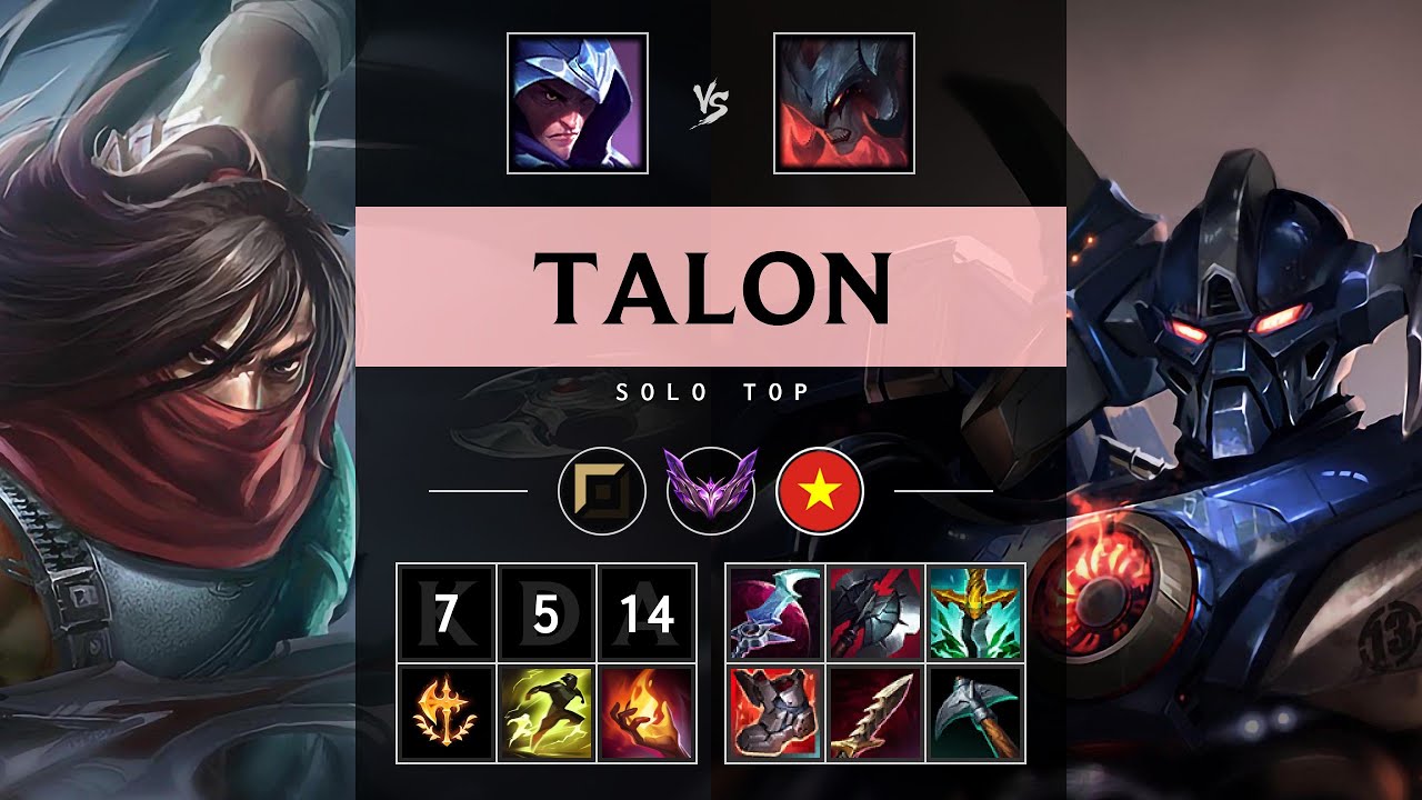 Talon Top vs Aatrox - VN Master Patch 25.12