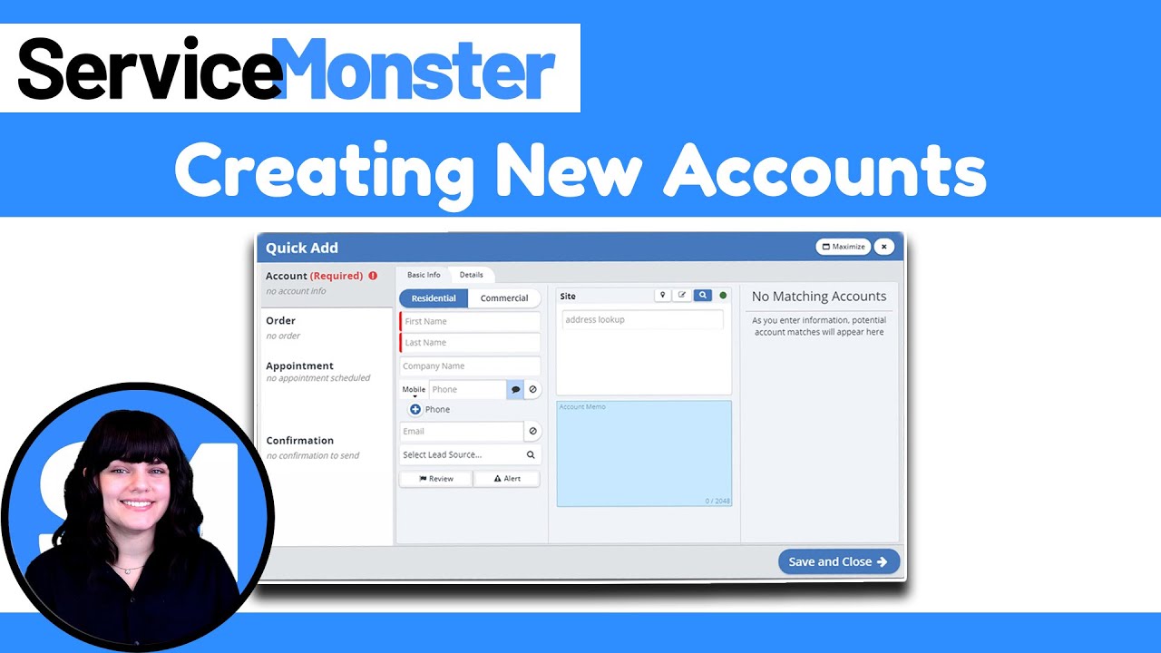 How Do I Make A New Account? | ServiceMonster Help