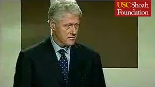 President Bill Clinton Speech at 2005 Ambassadors for Humanity Event | USC Shoah Foundation