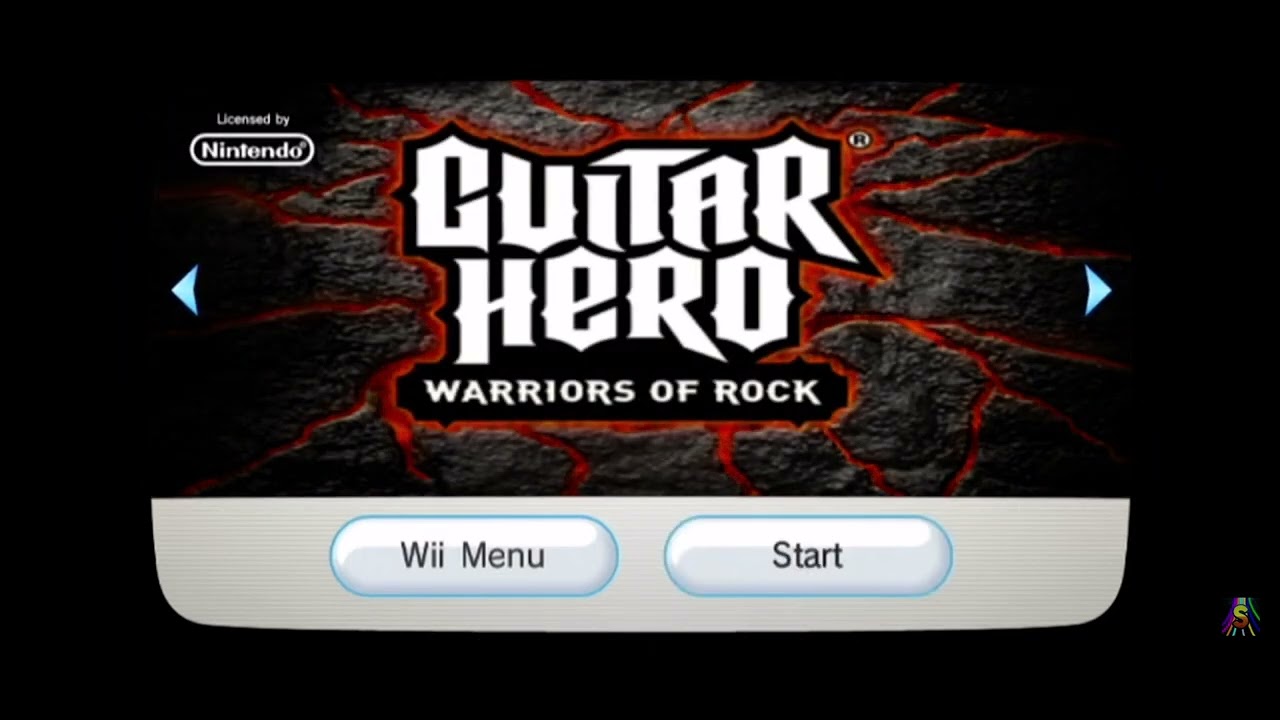 Guitar Hero Warriors of Rock Wii Disc Channel Intro - YouTube