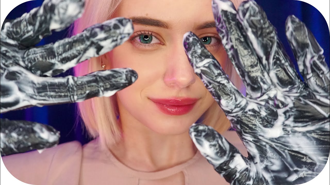🧴 УСПОКАИВАЮЩИЕ ПЕРЧАТОЧКИ АСМР 🧼 липкие, влажные, сухие, мыльные звуки в перчатках