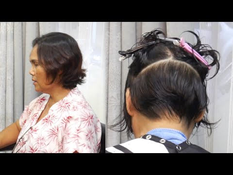 Short haircut tutorial from curly hair ตัดผมสั้น ซอยผมสั้น จาก คนผมหยักศก