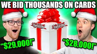 We Bid THOUSANDS on Yu-Gi-Oh! Cards for Christmas! | Yu-Gi-Oh! Auction Series