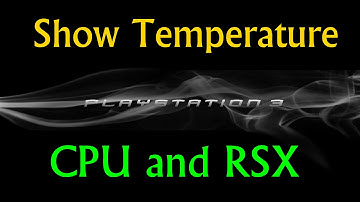 Show CPU and RSX temperature in game on PS3 with Webman - Only CFW