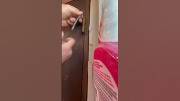 How to remove door hinge pins￼