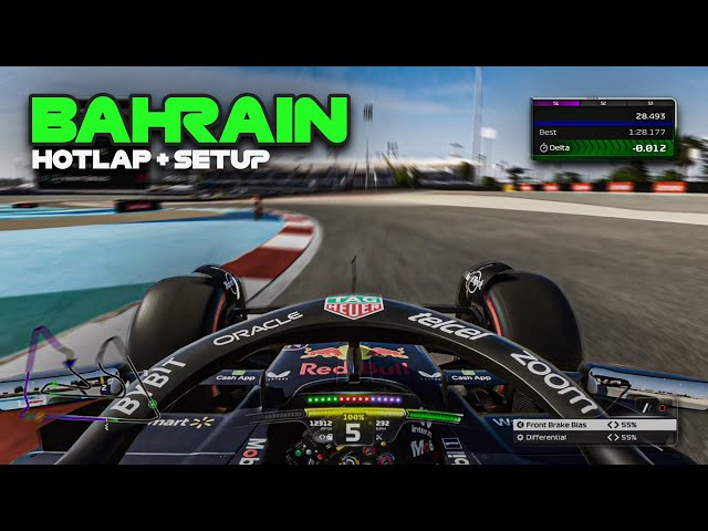 F1 22 BAHRAIN HOTLAP + SETUP (1:27.747) 