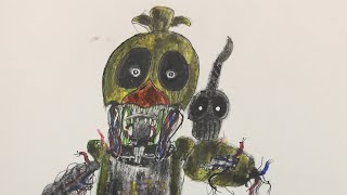 Drawing Ignited Chica (The Joy Of Creation Story Mode)