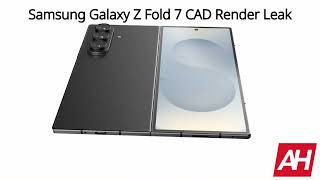 Exclusive Samsung Galaxy Z Fold 7 Cad Render Android Headlines