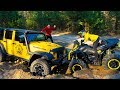 НАКАЗАЛ  папу... Что круче КВАДРИК или ДЖИП?What's cooler than an ATV or a jeep?