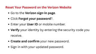 How To Reset a My Verizon App Password - Forgot Password 2 Step Verification Fix
