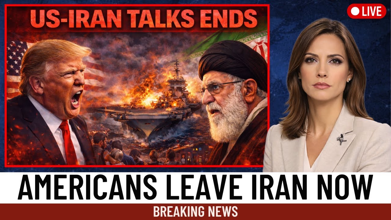 US-IRAN TALKS ENDS - TRUMP ORDERS AMERICANS TO LEAVE IRAN IMMEDIATELY - USS LINCOLN READY FOR ATTACK