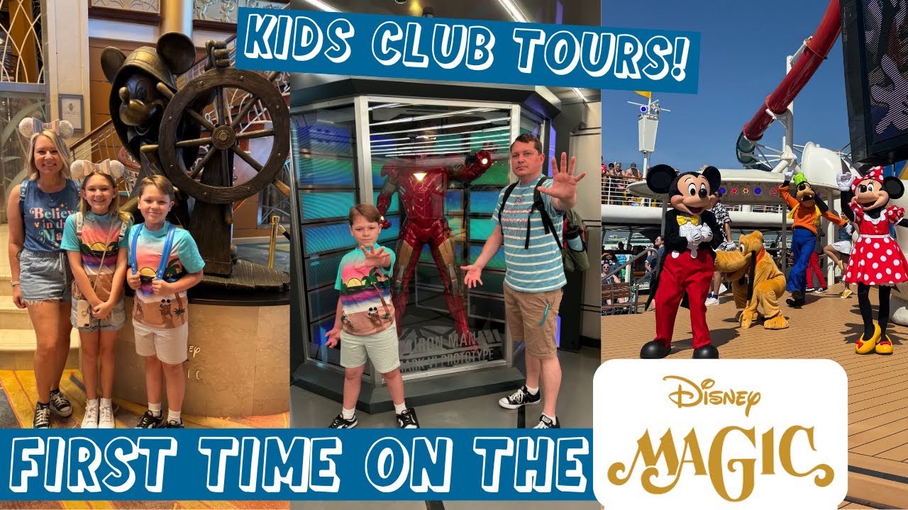 OUR FIRST CRUISE on Disney Magic I Oceaneer Club, Edge, Room Tour, Embarkation, Sail Away Party