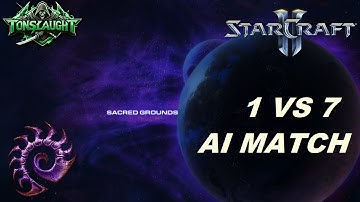 ZERG 1 vs 7 RANDOM｜AI MATCH｜STARCRAFT II 『スタークラフト2』 【Gameplay】【Playthrough】