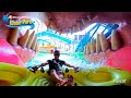 Dreamworks water park 2022  water coaster  all the big water slides pov  recordbreaking slides