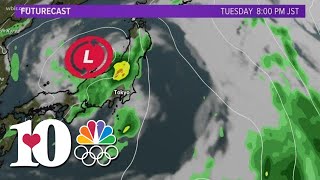 Tropical system could impact Tokyo Olympics next week
