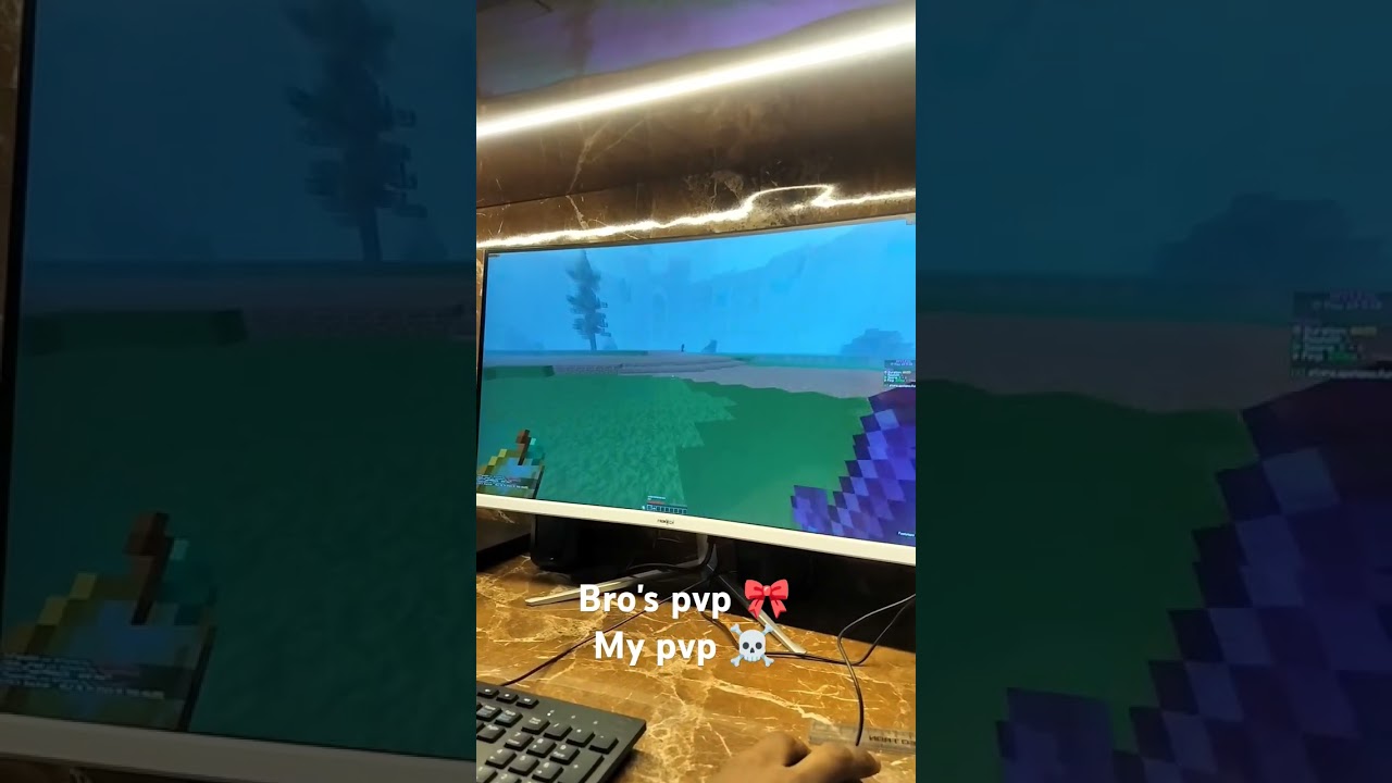 Bro's pvp 🎀 my pvp☠️