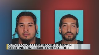 Second suspect arrested in shooting that left Clovis teen in critical condition