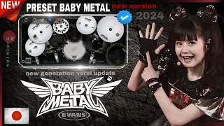 Preset real drum new version terbaru BABY METAL 2024 New update 😎